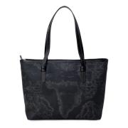 Stijlvolle Tote Tas voor Vrouwen Alviero Martini 1a Classe , Black , D...