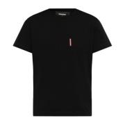 T-shirt met zak Dsquared2 , Black , Dames