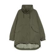 Omkeerbare Parka met Donsvulling Max Mara Weekend , Green , Dames