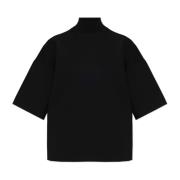 Turtleneck Top Theory , Black , Dames