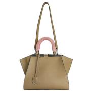 Pre-owned Leather fendi-bags Fendi Vintage , Beige , Dames