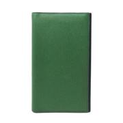 Pre-owned Leather home-office Hermès Vintage , Green , Dames