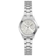 Zilveren Dames Analoge Horloge Mode Guess , Gray , Dames