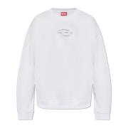 Sweatshirt S-Boxt-Od Diesel , White , Heren