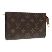 Pre-owned Canvas pouches Louis Vuitton Vintage , Brown , Dames