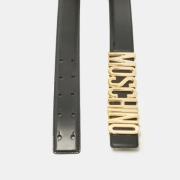 Pre-owned Leather belts Moschino Pre-Owned , Black , Dames