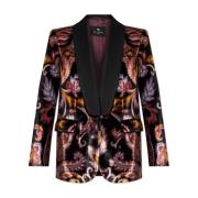 Gestreepte fluwelen blazer Etro , Multicolor , Dames