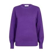 Romy Sweater Pullover Lofty Manner , Purple , Dames