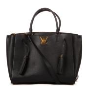 Pre-owned Leather louis-vuitton-bags Louis Vuitton Vintage , Black , D...