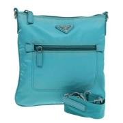 Pre-owned Nylon prada-bags Prada Vintage , Blue , Dames