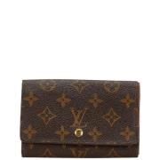 Pre-owned Canvas wallets Louis Vuitton Vintage , Brown , Dames