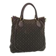 Pre-owned Canvas totes Louis Vuitton Vintage , Brown , Dames