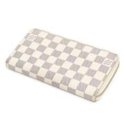 Pre-owned Coated canvas wallets Louis Vuitton Vintage , White , Dames