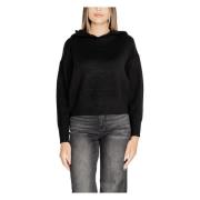 Gouden Hoodie Trui Vero Moda , Black , Dames