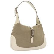 Pre-owned Canvas gucci-bags Gucci Vintage , Beige , Dames