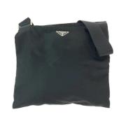 Pre-owned Canvas shoulder-bags Prada Vintage , Black , Dames