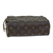 Pre-owned Canvas pouches Louis Vuitton Vintage , Brown , Dames