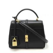 Pre-owned Leather celine-bags Celine Vintage , Black , Dames