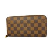 Pre-owned Canvas wallets Louis Vuitton Vintage , Brown , Dames