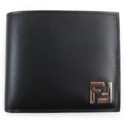 Pre-owned Leather wallets Fendi Vintage , Black , Dames