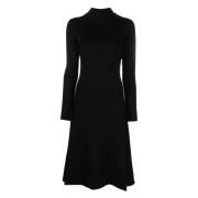 Zwarte Zijden Maxi Jurk Joseph , Black , Dames