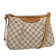 Pre-owned Canvas louis-vuitton-bags Louis Vuitton Vintage , White , Da...