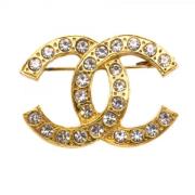 Pre-owned Fabric chanel-jewelry Chanel Vintage , Yellow , Dames