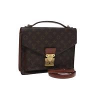 Pre-owned Canvas louis-vuitton-bags Louis Vuitton Vintage , Brown , Da...