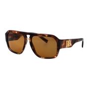 Stijlvolle zonnebril met model 0Dg4403 Dolce & Gabbana , Brown , Heren