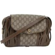 Pre-owned Leather gucci-bags Gucci Vintage , Beige , Dames