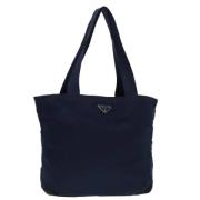 Pre-owned Nylon prada-bags Prada Vintage , Blue , Dames