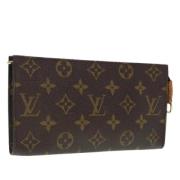 Pre-owned Canvas pouches Louis Vuitton Vintage , Brown , Dames