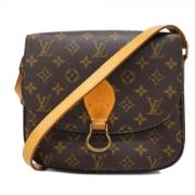 Pre-owned Fabric shoulder-bags Louis Vuitton Vintage , Brown , Dames