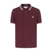 Bordeauxrode Gebreide T-shirt voor Mannen Comme des Garçons , Red , He...