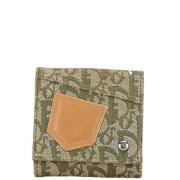 Pre-owned Canvas wallets Dior Vintage , Green , Dames