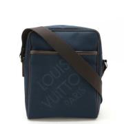 Pre-owned Canvas shoulder-bags Louis Vuitton Vintage , Blue , Dames