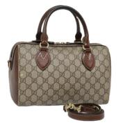 Pre-owned Canvas gucci-bags Gucci Vintage , Brown , Dames