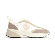 Good Luck Sneakers Wit Ivoor Nylon Tory Burch , White , Dames