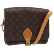 Pre-owned Canvas shoulder-bags Louis Vuitton Vintage , Brown , Dames