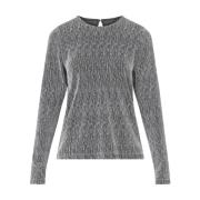 Lange Mouw Vixa Blouse Sisters Point , Gray , Dames