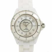 Pre-owned Glass watches Chanel Vintage , White , Heren