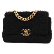 Pre-owned Canvas chanel-bags Chanel Vintage , Black , Dames