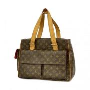 Pre-owned Canvas totes Louis Vuitton Vintage , Brown , Dames