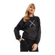 Grijze Signature 2021 Dames Sweatshirt Ixiah , Gray , Dames