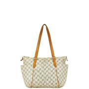 Pre-owned Leather louis-vuitton-bags Louis Vuitton Vintage , White , D...