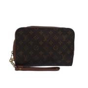 Pre-owned Canvas handbags Louis Vuitton Vintage , Black , Dames