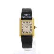 Pre-owned Metal watches Cartier Vintage , Pink , Dames