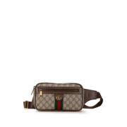 Pre-owned Leather gucci-bags Gucci Vintage , Beige , Dames