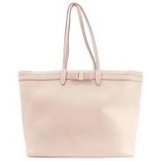 Pre-owned Leather shoulder-bags Salvatore Ferragamo Pre-owned , Pink ,...