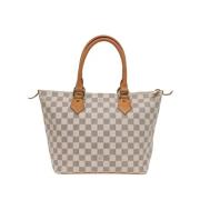 Pre-owned Canvas totes Louis Vuitton Vintage , Beige , Dames